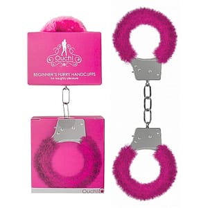 Biginners handcuffs furry pink